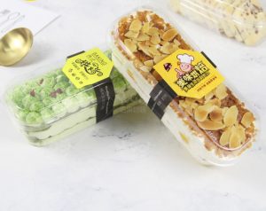 Hộp chữ nhật đựng bánh lạnh xy599 - Hộp chữ nhật đựng tiramisu - Hộp chữ nhật đựng bánh mousse - Hộp chữ nhật XY599 đựng panna cotta
