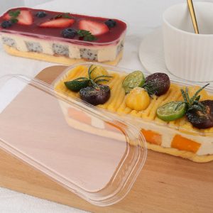 Hộp chữ nhật đựng bánh lạnh xy599 - Hộp chữ nhật đựng tiramisu - Hộp chữ nhật đựng bánh mousse - Hộp chữ nhật XY599 đựng panna cotta