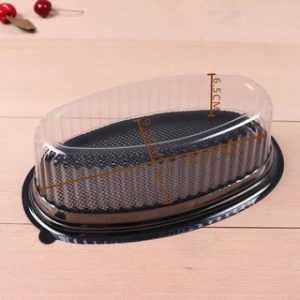 Hộp oval F70 đế đen - Hộp F70 đựng vừa khuôn D008 - Hộp F70 dùng đựng bánh mì hoa cúc - F70 dùng đựng bánh Flan chesse