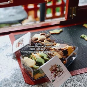 Hộp mica vuông đựng bánh lạnh - Hộp vuông đựng tiramisu - Hộp bánh mousse vuông - Hộp mica vuông