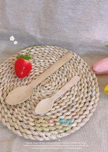 Muỗng gỗ dùng ăn bánh tiramisu - Muỗng gỗ ăn bánh mousse - bánh chessecake
