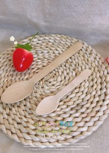 Muỗng gỗ dùng ăn bánh tiramisu - Muỗng gỗ ăn bánh mousse - bánh chessecake