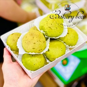 Hộp Giấy Chữ Nhật 1317 Nắp Nhựa Trong Đựng Bánh