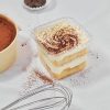 Hộp B10-8 vuông dùng đựng bánh mousse , bánh tiramisu , bánh panna cotta Hộp chuyên dùng đựng bánh lạnh Hộp B10-8 dùng đựng rau câu nổi