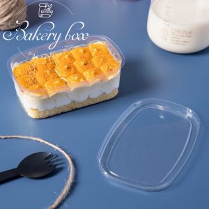 Hộp XY092 Đựng Tiramisu - Bánh Lạnh - Mousse - Panna Cotta - Red Velvet