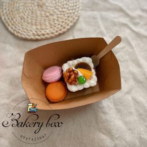 Hộp Khay Thuyền Đựng Gà Viên - Tokbokki - Khoai Tây
