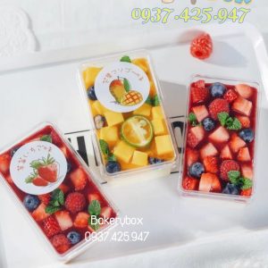 Hộp JY1250 - Hộp đựng bánh lạnh - Tiramisu - Bánh mousse