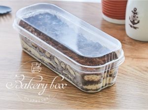 Hộp XY599 Đựng Bánh Lạnh - Tiramisu - Mousse