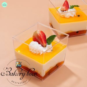 Hộp Mousse Vuông Đựng Bánh Tiramisu - Yogurt - Panna Cotta - Red Velvet - LC-5550