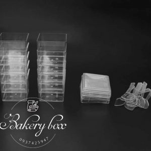 Hộp Mousse Vuông Đựng Bánh Tiramisu - Yogurt - Panna Cotta - Red Velvet - LC-5550