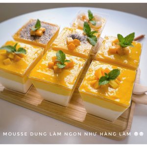 Ly vuông nắp cầu đựng bánh lạnh- Ly đựng bánh lạnh 7065- Ly mousse vuông nắp cầu