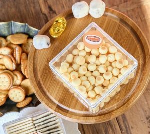 Hộp Mousse Vuông Đựng Bánh Lạnh Panna Cotta - Cookie - Tiramisu