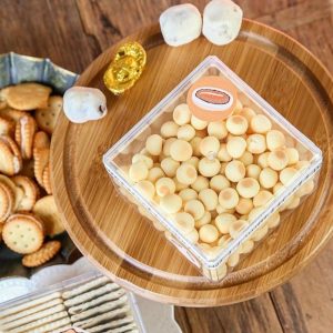 Hộp Mousse Vuông Đựng Bánh Lạnh Panna Cotta - Cookie - Tiramisu