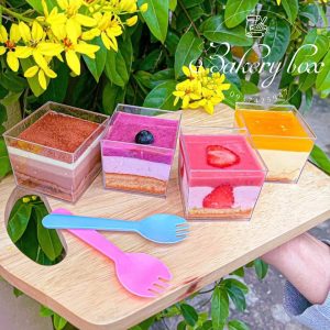 Nĩa Nhựa Nhiều Màu Ăn Trái Cây - Bánh Ngọt