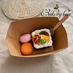 Hộp Khay Thuyền Đựng Gà Viên - Tokbokki - Khoai Tây