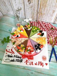Hộp Mica Tam Giác Đựng Bánh Lạnh - Panna Cotta - Tiramisu - Trà Sữa Trân Châu - LC-48