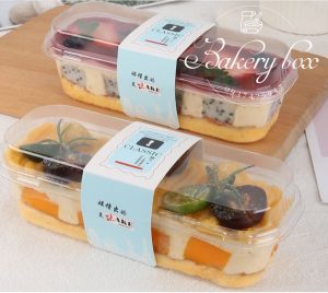 Hộp XY599 Đựng Bánh Lạnh - Tiramisu - Mousse