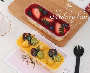 Hộp XY599 Đựng Bánh Lạnh - Tiramisu - Mousse