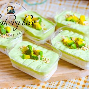 Hộp XY092 Đựng Tiramisu - Bánh Lạnh - Mousse - Panna Cotta - Red Velvet