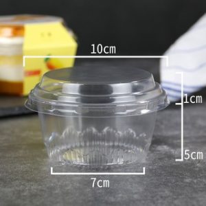 Hộp XY581 đựng bánh lạnh, tiramisu, rau câu, pudding, kem tươi, sữa chua, tàu hủ lạnh