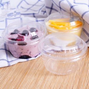 Hộp XY581 đựng bánh lạnh, tiramisu, rau câu, pudding, kem tươi, sữa chua, tàu hủ lạnh