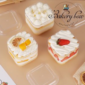 Hộp Vuông Đựng Bánh Lạnh - Tiramisu - Oreo Cheesecake - Red Velvet - GD-2013