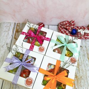 Hộp Giấy Đựng Bánh Cupcake Có Mặt Kính Trong Suốt 2 4 6 12