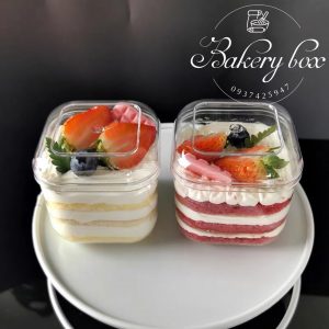 Hộp Vuông Đựng Bánh Lạnh - Tiramisu - Oreo Cheesecake - Red Velvet - GD-2013