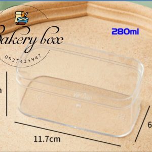 🍒 Kích thước: 11.7cm (dài) x 6cm (ngang) x 5cm (cao) 🍩 Dung tích: 280ml ✨ Sản phẩm dùng đựng bánh lạnh, tiramisu, pannacotta... 📞 Mua sỉ liên hệ 🛵 Cần gấp hãy đặt hoả tốc 🙋🏻‍♀️ Liên hệ (điện thoại / zalo) : 0937.425.947 🏠 Địa chỉ cửa hàng : 1540 Võ Văn Kiệt, P7, Q6
