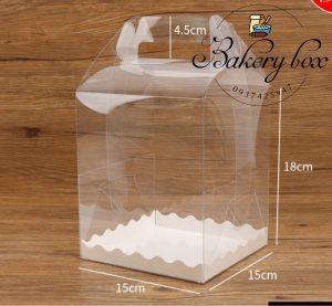 🌸 Kích thước: 15cm x 15cm x 18cm 🍄 Đựng vừa bánh kem size 14 🍰 Chất liệu: mica trong suốt 🎂 Sản phẩm được làm từ nhựa trong thực phẩm, bảo đảm an toàn vệ sinh 🥧 Thiết kế có quai xách tiện lợi 📞 Mua sỉ liên hệ 🛵 Cần gấp hãy đặt hoả tốc 🙋🏻‍♀️ Liên hệ (điện thoại / zalo) : 0937.425.947 🏠 Địa chỉ cửa hàng : 1540 Võ Văn Kiệt, P7, Q6