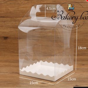 🌸 Kích thước: 15cm x 15cm x 18cm 🍄 Đựng vừa bánh kem size 14 🍰 Chất liệu: mica trong suốt 🎂 Sản phẩm được làm từ nhựa trong thực phẩm, bảo đảm an toàn vệ sinh 🥧 Thiết kế có quai xách tiện lợi 📞 Mua sỉ liên hệ 🛵 Cần gấp hãy đặt hoả tốc 🙋🏻‍♀️ Liên hệ (điện thoại / zalo) : 0937.425.947 🏠 Địa chỉ cửa hàng : 1540 Võ Văn Kiệt, P7, Q6