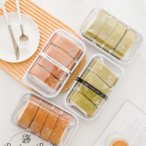 W180 HỘP NHỰA CHỮ NHẬT ĐỰNG BÁNH