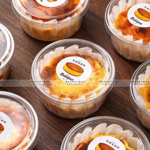 HỘP NHỰA TRÒN NẮP TRONG ĐỰNG BÁNH LẠNH Y117