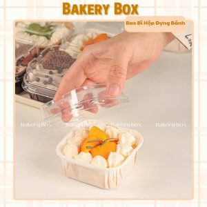 CUP VUÔNG MUFFIN ĐỰNG TART TRÁI CÂY