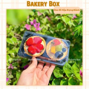 HỘP NHỰA ĐẾ ĐEN ĐỰNG BÁNH