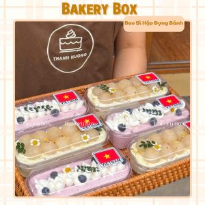 HỘP NHỰA PET CHỮ NHẬT ĐỰNG TIRAMISU