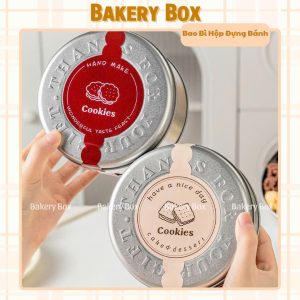HỘP THIẾC BẠC LỚN ĐỰNG BÁNH LẠNH