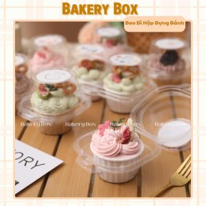 HỘP NHỰA ĐỰNG BÁNH CÓ NẮP TRONG SUỐT