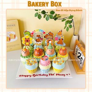 CUPCAKE CARO NHIỀU MÀU