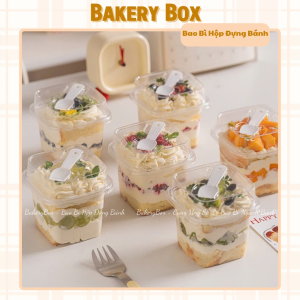 HỘP NHỰA PET TRONG SUỐT ĐỰNG BÁNH TIRAMISU