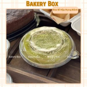 HỘP NHỰA TRÒN H166 ĐỰNG BÁNH BÒ THỐT NỐT