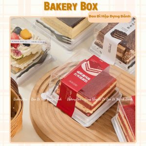 HỘP NHỰA VUÔNG ĐỰNG TIRAMISU, MOUSSE JM001