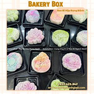 JHL10-10 ĐẾ ĐEN ĐỰNG BÁNH TRUNG THU DẺO 180GR - 200GR