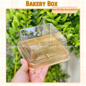 JLH10-10 ĐẾ VÀNG ĐỰNG BÁNH TRUNG THU 180GR - 200GR