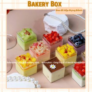 LY MICA VUÔNG 70ML ĐỰNG BÁNH LẠNH LC-4245