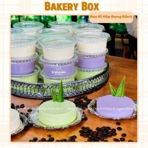 LY NHỰA ĐỰNG RAU CÂU, BÁNH FLAN